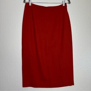 Doncaster rusty brown wool skirt size 8